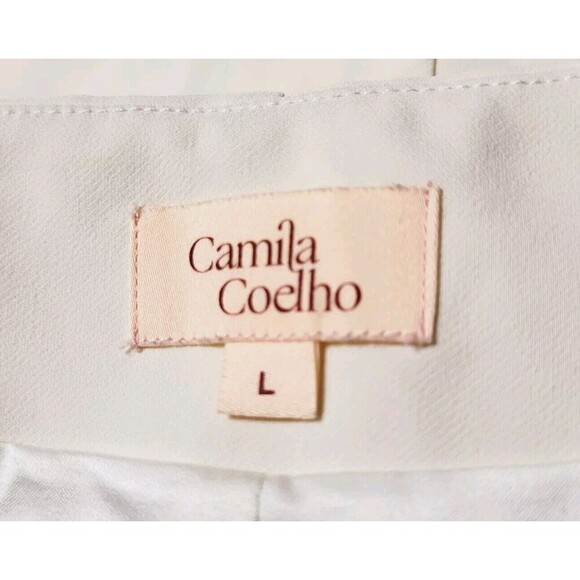 Camila Coelho Revolve Paulina Short L in Ivory MSRP $128 High Rise - Button Fly - Picture 2 of 8
